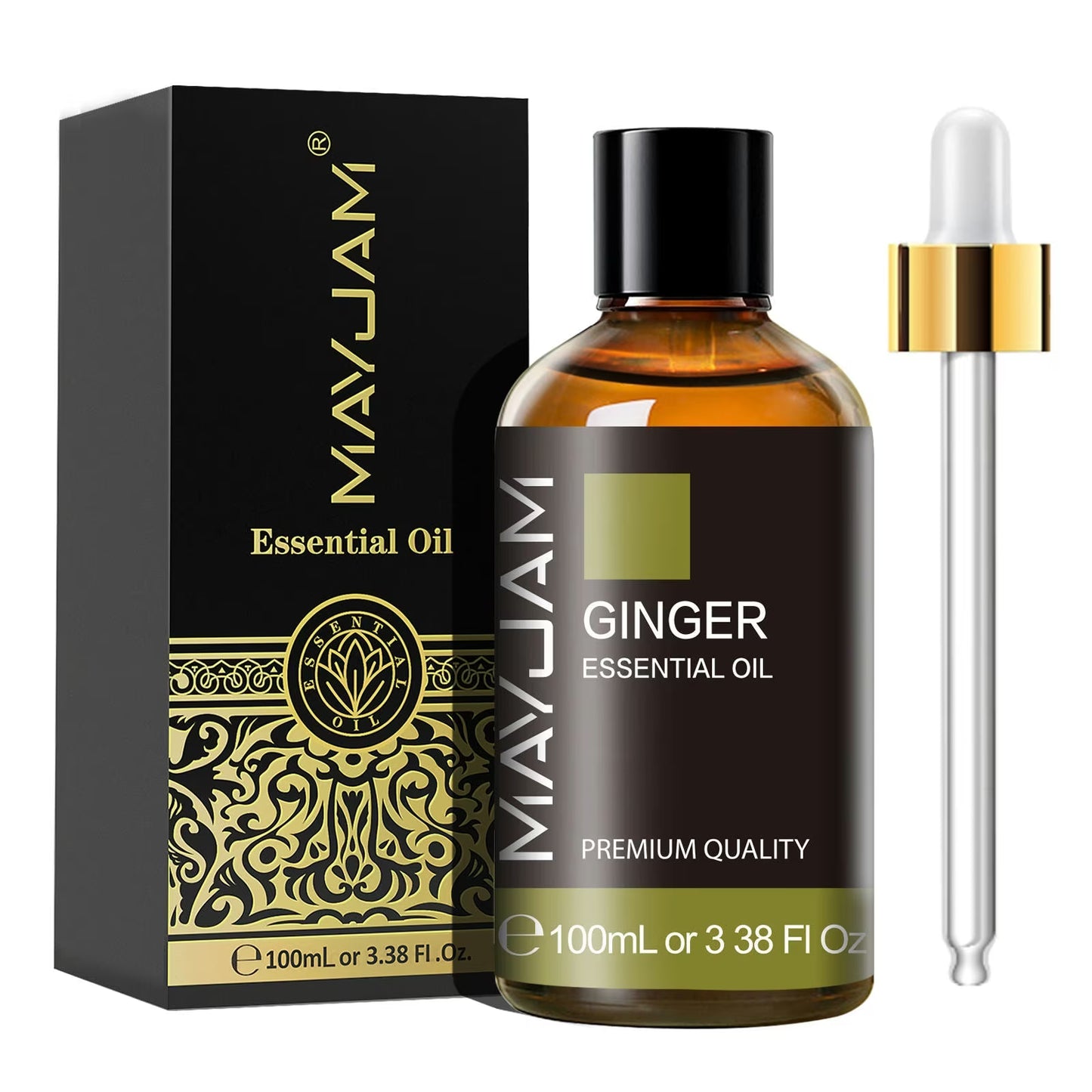 100ml Essential Oil | Natural Aromatherapy Scent | Mayjam - Ginger - Image 22