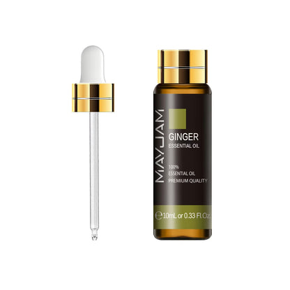 10ml Essential Oil | Natural Aromatherapy Scent | Mayjam - Ginger - Image 12