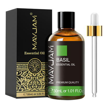 30ml Essential Oil | Natural Aromatherapy Scent | Mayjam - Basil