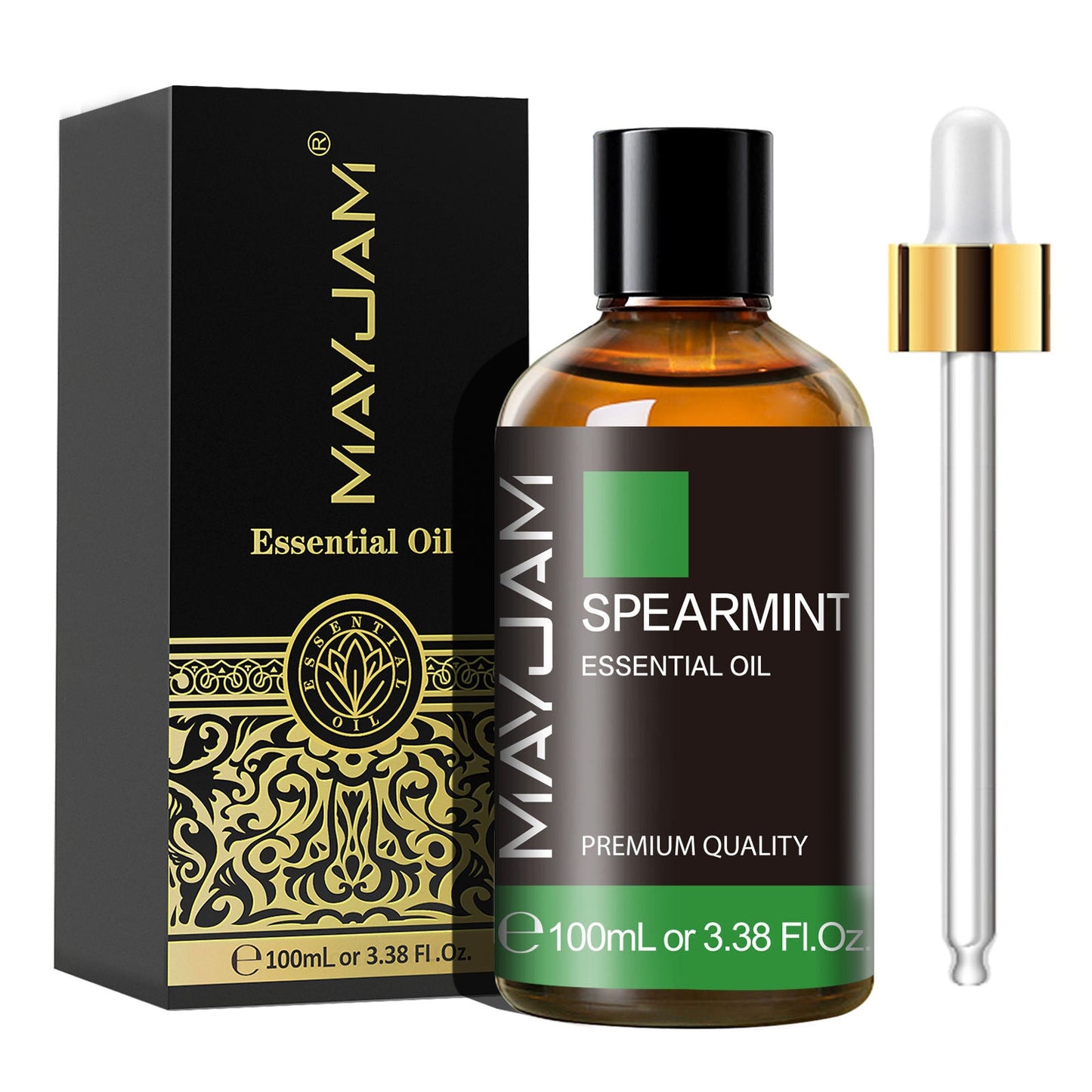 100ml Essential Oil | Natural Aromatherapy Scent | Mayjam Spearmint
