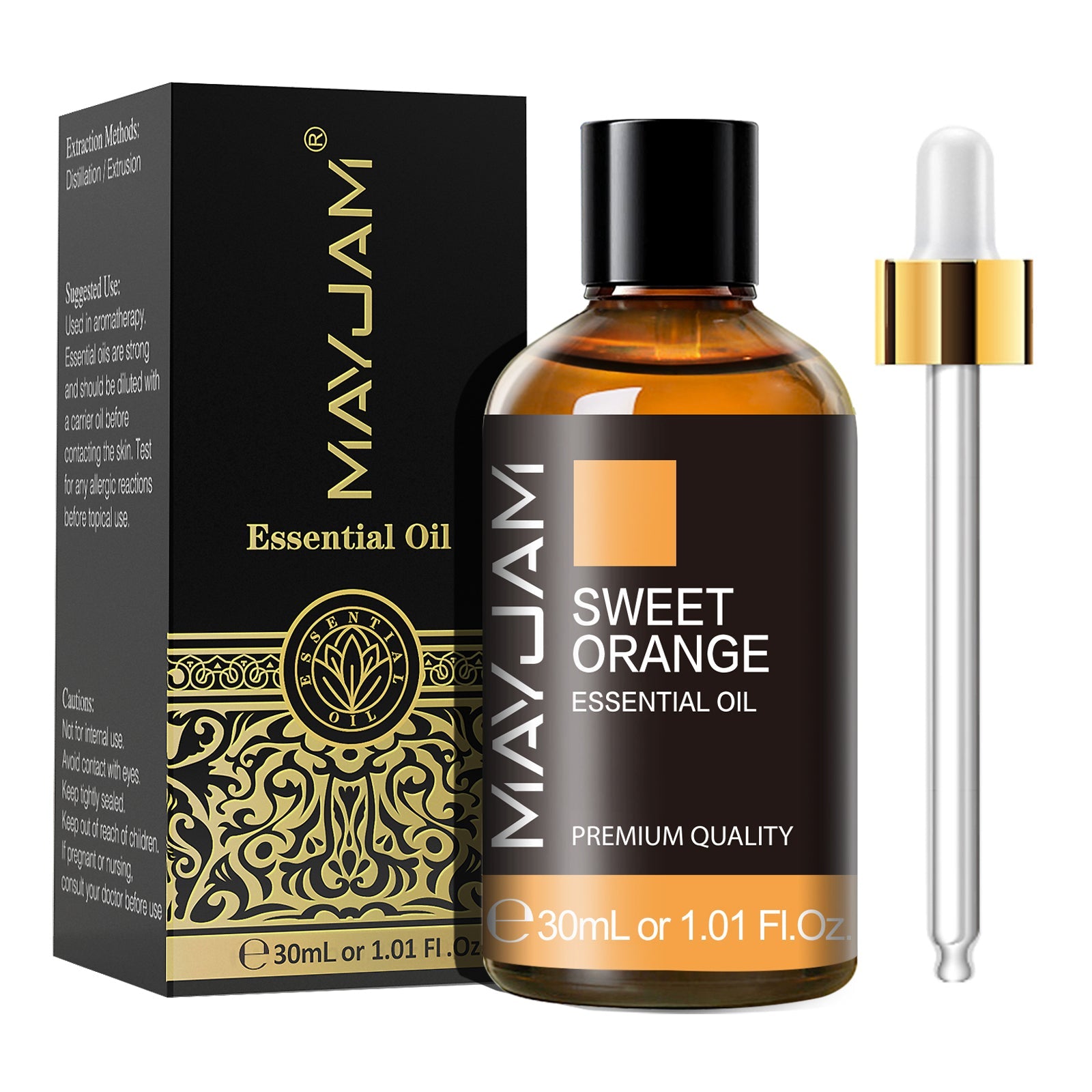 30ml Essential Oil | Natural Aromatherapy Scent | Mayjam Sweet Orange