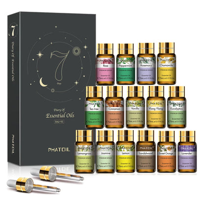 Aromatherapy Essential Oil Gift Box 12 Bottles | Phatoil