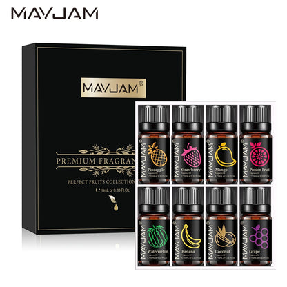 Fruit Aroma Fragrance Oil Gift Set 8 Bottles | Mayjam