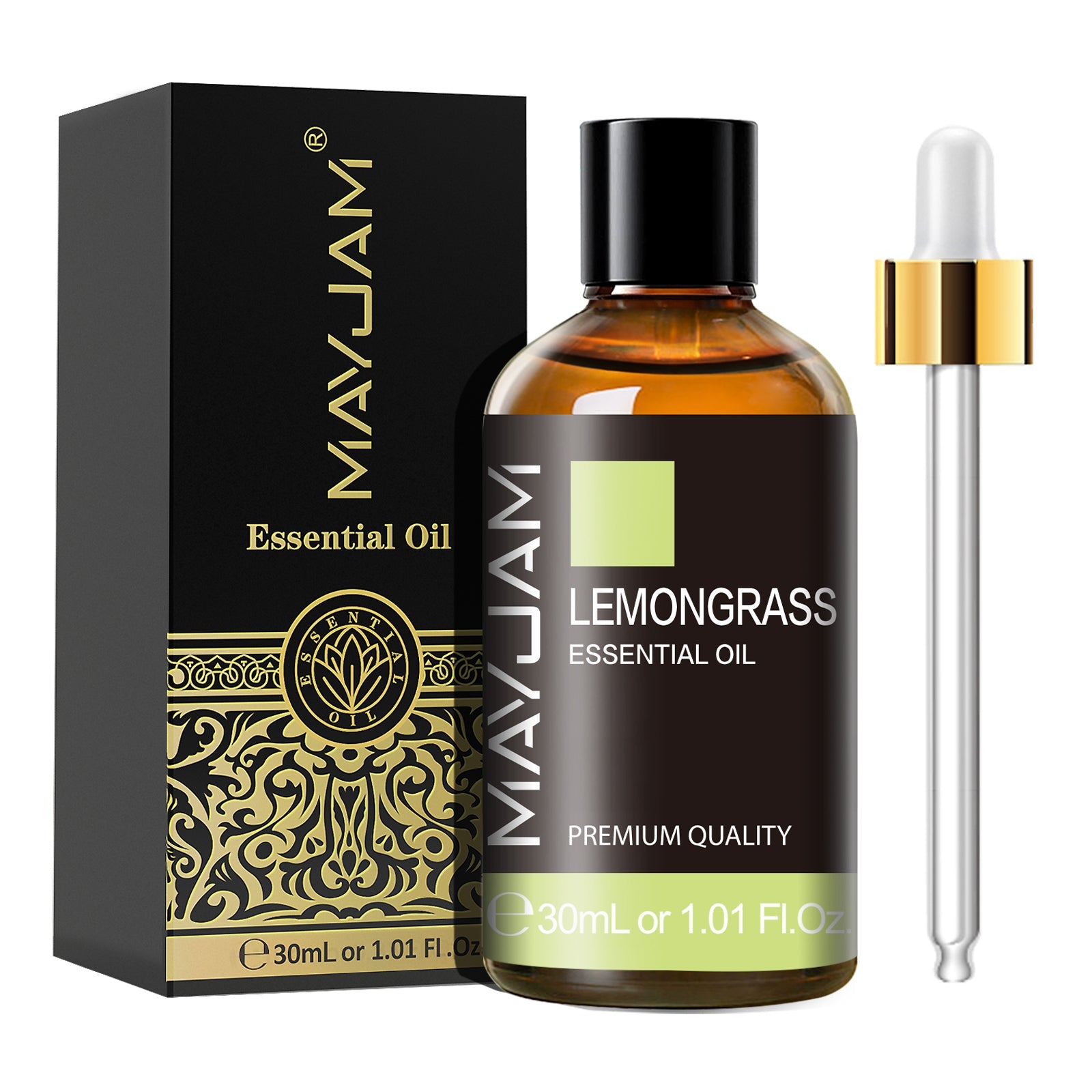 Lemongrasss Essential Oil 30ml | Natural Aromatherapy Scent | Mayjam Lemongrasss - 30ml